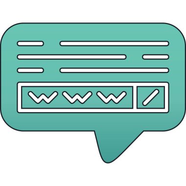 Konuşma balonu işaret tasarımı