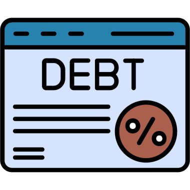 borç simgesi modayı izole etti