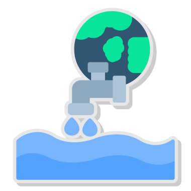 Genel hatlarıyla küresel ısınma ekolojisi simgesi