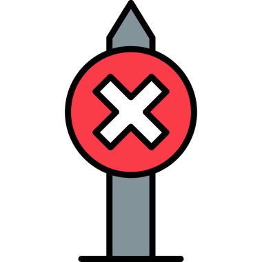 Modern simgenin vektör illüstrasyonu