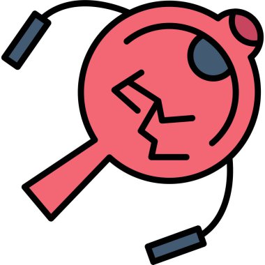 Bomba simgesi vektör illüstrasyonu