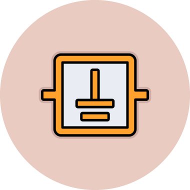 Modern b 'nin vektör illüstrasyonu eksik simgesi