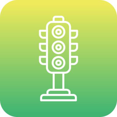 Vektör trafik ışığı simgesi