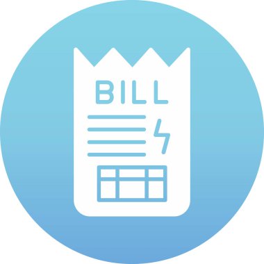 Bill simgesi, vektör çizimi