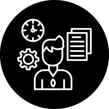 Seo simgesinin vektör illüstrasyonu