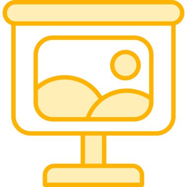 Kahve. Web simgesi basit illüstrasyon