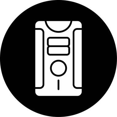 Modern b 'nin vektör illüstrasyonu eksik simgesi