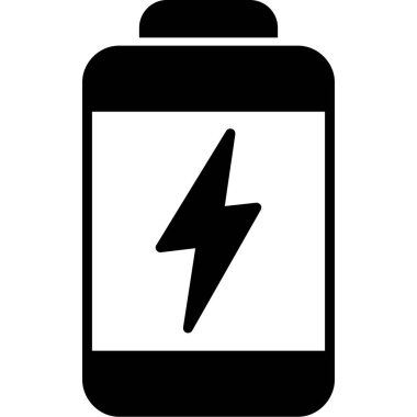 pil simgesi, vektör illüstrasyonu