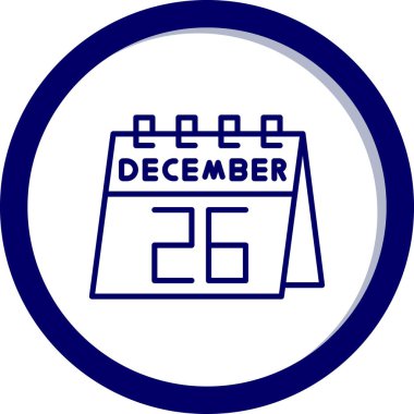 Takvim simgesi, vektör illüstrasyonu basit tasarım