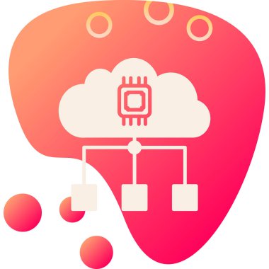 Bulut Verisi. Basit illüstrasyon