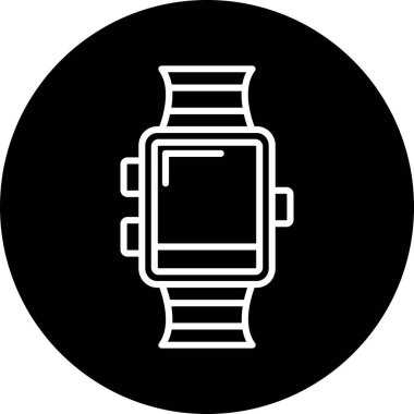 Akıllı saat simgesi. vektör illüstrasyonu