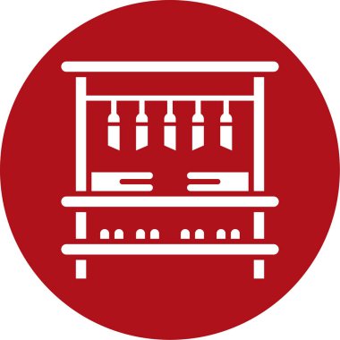 Modern bir simgenin vektör illüstrasyonu