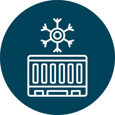 Metro simgesinin vektör illüstrasyonu