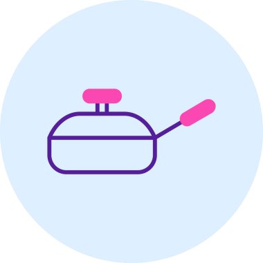 Tencere simgesinin vektör illüstrasyonu