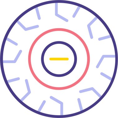 Hedef. Web simgesi basit illüstrasyon