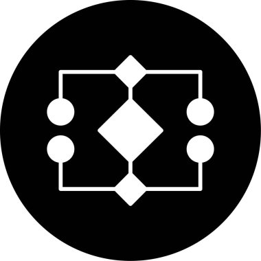 Modern b 'nin vektör illüstrasyonunda müziğin eksik simgesi