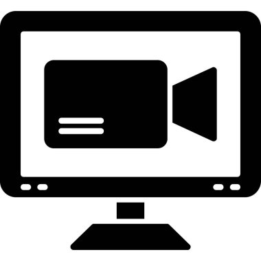 video oynatıcı vektör simgesi