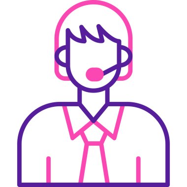 Çağrı merkezi. Web simgesi