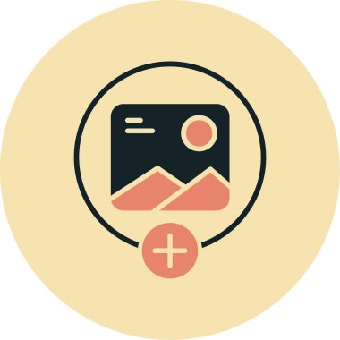 Modern bir simgenin vektör illüstrasyonu