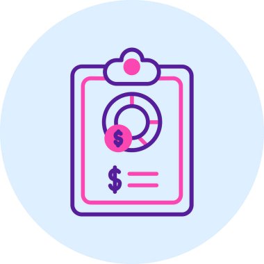 ticari finans vektör simgesi