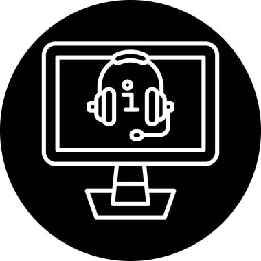 vektör bilgisayar illüstrasyonu, basit ve tasarım simgesi