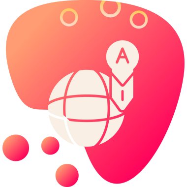 Bir kalp simgesinin vektör illüstrasyonu