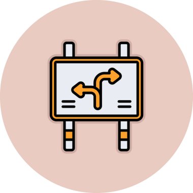 Reklam panosu. Web simgesi basit illüstrasyon