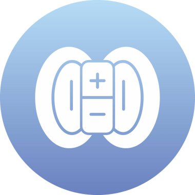 Bir b eksikliği simgesinin vektör çizimi