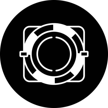 Kamera simgesi, basit siyah stil