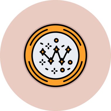 Bozuk para simgesinin vektör illüstrasyonu