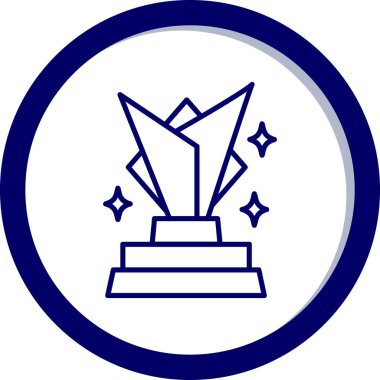 kupa simgesi vektör illüstrasyonu