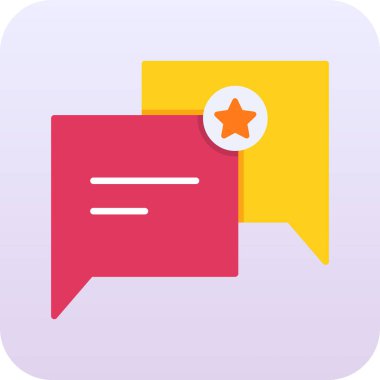 konuşma simgesi vektör illüstrasyonu