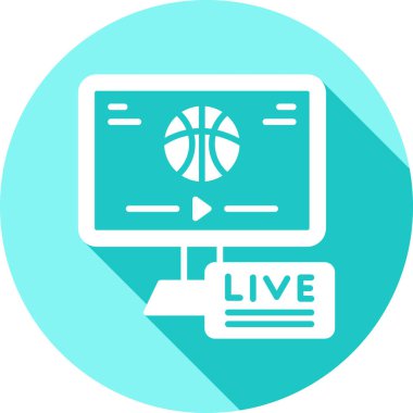 canlı spor simgesi vektör illüstrasyonu