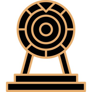 Altın kupa ödülü beyaz arkaplanda izole edildi