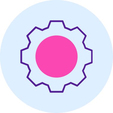 Teçhizat Web simgesi basit illüstrasyon