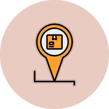 konum konum simgesi vektör illüstrasyonu