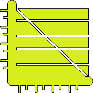 yeşil renk vektör illüstrasyonu