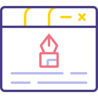 seo modern simgesinin vektör illüstrasyonu