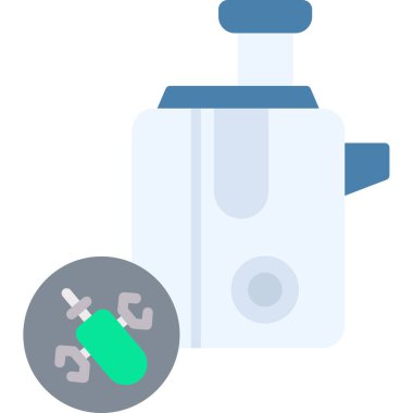 Taslak biçiminde kahve makinesi simgesi