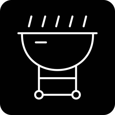 Yemek. Web simgesi basit illüstrasyon