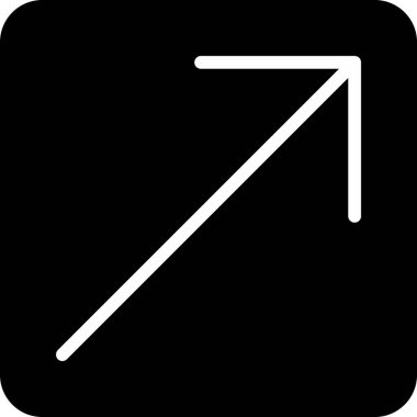 ok yönü sağ simgesi ana hat biçiminde