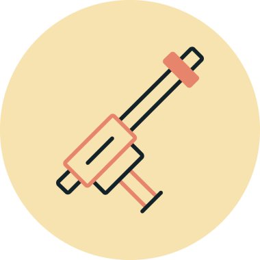 Modern bir simgenin vektör illüstrasyonu