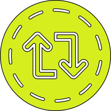 ok simgesi vektör illüstrasyonu