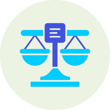 Denge dengesi simgesi - dış hat biçiminde