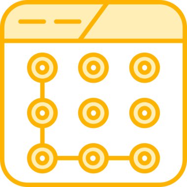 Ağ simgesi. Basit tasarım