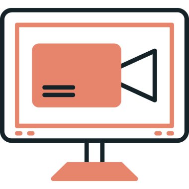 bilgisayar simgesi vektör illüstrasyonu