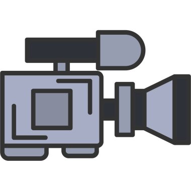 kamera ve film simgesi