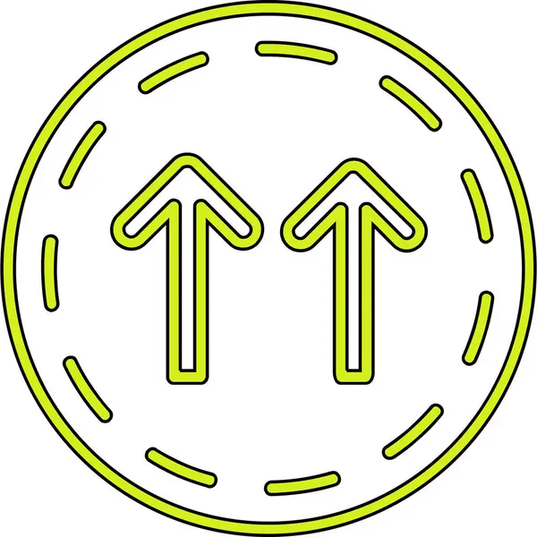 ok simgesi, basit tasarım vektör çizimi