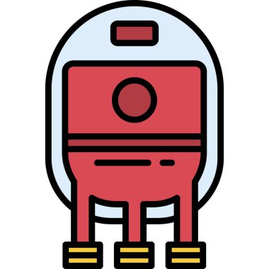 Borulara bağlı kırmızı su ısıtıcısı