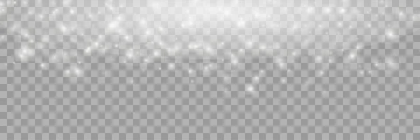 抽象グレーのボケ効果を持つ透明な光背景 ライツ フェスティバルデザイン白のPngダストライト ベクターイラスト — ストックベクタ